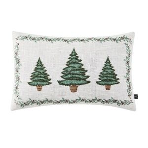 NWT. My Texas House 14" x 22" Ivory Trees Pillow
